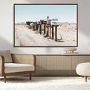 Desert Mailboxes Canvas Print – Framed Minimal Western by MyGreatCanvas | Canvas Wall Art Prints | Photo Prints & Wall Decor