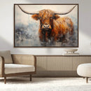 Scottish Highland Wall Art Canvas Print, Framed Longhorn Art by MyGreatCanvas | Canvas Wall Art Prints | Photo Prints & Wall Decor