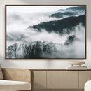 Foggy Forest Landscape Wall Art Canvas Print – Misty by MyGreatCanvas | Canvas Wall Art Prints | Photo Prints & Wall Decor