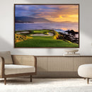 Pebble Beach Golf Wall Art Canvas Print – Iconic Coastal by MyGreatCanvas | Canvas Wall Art Prints | Photo Prints & Wall Decor