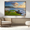 Pebble Beach Golf Links Wall Art Canvas Print – Iconic by MyGreatCanvas | Canvas Wall Art Prints | Photo Prints & Wall Decor