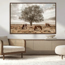 Texas Longhorn Cattle Wall Art, Rustic Western Ranch Canvas by MyGreatCanvas | Canvas Wall Art Prints | Photo Prints & Wall Decor