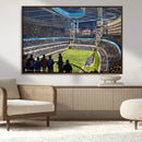 Chicago Dome Stadium Wall Art Canvas Print – Framed Modern