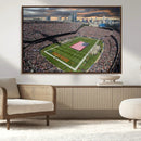 Chicago Bears Soldiers Field Wall Art Canvas Print – Framed