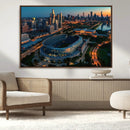 Chicago Bears Soldiers Field Wall Art Canvas Print – Framed