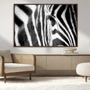 Zebra Stripes Wall Art Canvas Print – Black White Contrast by MyGreatCanvas | Canvas Wall Art Prints | Photo Prints & Wall Decor