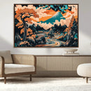 Japanese Landscape Wall Art Canvas Print – Mount Fuji by MyGreatCanvas | Canvas Wall Art Prints | Photo Prints & Wall Decor