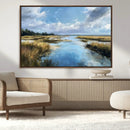 Marshland Wall Art Canvas Print – Serene Water Reflection by MyGreatCanvas | Canvas Wall Art Prints | Photo Prints & Wall Decor