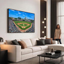 Wrigley Field Baseball Stadium Canvas Wall Art – Packed