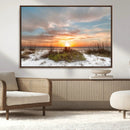 Sunset Beach Wall Art Print – Coastal Canvas Ocean Landscape by MyGreatCanvas | Canvas Wall Art Prints | Photo Prints & Wall Decor
