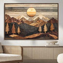 Wood Mountain Wall Art Canvas Print – Layered Forest and by MyGreatCanvas | Canvas Wall Art Prints | Photo Prints & Wall Decor