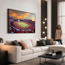 Dooley Stadium Wall Art, Sports Arena Canvas Print, Dooley