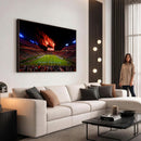 Jordan-Hare Football Stadium Wall Art Canvas Print, Football