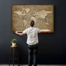 Custom Push Pin Map Canvas Print – Personalized Travel by MyGreatCanvas | Canvas Wall Art Prints | Photo Prints & Wall Decor