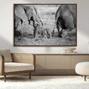 Wild Elephant Wall Art Canvas Print by MyGreatCanvas | Canvas Wall Art Prints | Photo Prints & Wall Decor