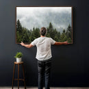 Misty Mountain Forest Wall Art Canvas Print by MyGreatCanvas | Canvas Wall Art Prints | Photo Prints & Wall Decor