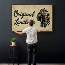 Original Landlords Wall Art Canvas Print, Native American by MyGreatCanvas | Canvas Wall Art Prints | Photo Prints & Wall Decor