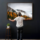 Autumn Forest Wall Art Canvas Print, Foggy Mountain by MyGreatCanvas | Canvas Wall Art Prints | Photo Prints & Wall Decor