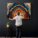 Abstract Wood Grain Canvas Print, Tree Ring Pattern Wall by MyGreatCanvas | Canvas Wall Art Prints | Photo Prints & Wall Decor