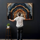 Abstract Wood Grain Canvas Print, Tree Ring Pattern Wall by MyGreatCanvas | Canvas Wall Art Prints | Photo Prints & Wall Decor