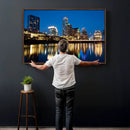 Austin Skyline Wall Art Canvas Print, Austin Downtown Night by MyGreatCanvas | Canvas Wall Art Prints | Photo Prints & Wall Decor