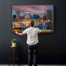 Baltimore Skyline Wall Art Canvas Print, Baltimore Downtown by MyGreatCanvas | Canvas Wall Art Prints | Photo Prints & Wall Decor