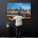 Baltimore Skyline Wall Art Canvas Print, Baltimore Downtown by MyGreatCanvas | Canvas Wall Art Prints | Photo Prints & Wall Decor