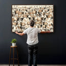 American Elk Wall Art Canvas Print - Abstract Deer Animal by MyGreatCanvas | Canvas Wall Art Prints | Photo Prints & Wall Decor