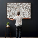 Abstract Texas Cow Wall Art Canvas Print - Farm Longhorn by MyGreatCanvas | Canvas Wall Art Prints | Photo Prints & Wall Decor
