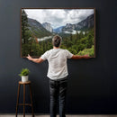 Yosemite Valley Wall Art Canvas Print – Misty Mountain by MyGreatCanvas | Canvas Wall Art Prints | Photo Prints & Wall Decor