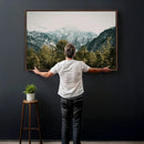 Mountain Forest Wall Art Canvas Print, Alpine Landscape by MyGreatCanvas | Canvas Wall Art Prints | Photo Prints & Wall Decor