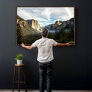 Yosemite Valley Mountain Wall Art Canvas Print, Granite by MyGreatCanvas | Canvas Wall Art Prints | Photo Prints & Wall Decor