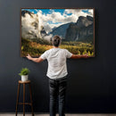 Yosemite Valley River Wall Art Canvas Print by MyGreatCanvas | Canvas Wall Art Prints | Photo Prints & Wall Decor