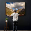 Yosemite Valley River Landscape Wall Art Canvas Print, by MyGreatCanvas | Canvas Wall Art Prints | Photo Prints & Wall Decor