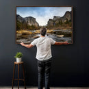 Yosemite Valley Mountain Landscape Wall Art Canvas Print, by MyGreatCanvas | Canvas Wall Art Prints | Photo Prints & Wall Decor