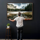 Yosemite Valley Mountain Wall Art Canvas Print, Granite by MyGreatCanvas | Canvas Wall Art Prints | Photo Prints & Wall Decor