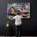 Graffiti Sports Car Street Art Wall Art Canvas Print, by MyGreatCanvas | Canvas Wall Art Prints | Photo Prints & Wall Decor