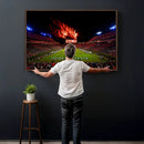 Auburn Stadium Wall Art Canvas Print, College Football Night by MyGreatCanvas | Canvas Wall Art Prints | Photo Prints & Wall Decor