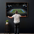 Detroit Lions Stadium Wall Art Canvas Print, Football Field by MyGreatCanvas | Canvas Wall Art Prints | Photo Prints & Wall Decor