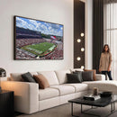 Georgia Bulldogs Stadium Wall Art Canvas Print, Sanford