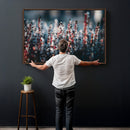 Winter Heather Wall Art Canvas Print, Frosted Floral Nature by MyGreatCanvas | Canvas Wall Art Prints | Photo Prints & Wall Decor