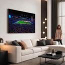 Ole Miss Rebels Vaught Hemingway Stadium Wall Art Canvas