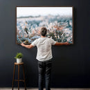Frosted Fern Wall Art Canvas Print, Soft Winter Botanical by MyGreatCanvas | Canvas Wall Art Prints | Photo Prints & Wall Decor