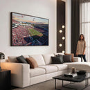 Ole Miss Rebels Vaught Hemingway Stadium Wall Art Canvas