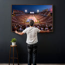Oklahoma Memorial Stadium Wall Art Canvas Print – Oklahoma
