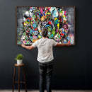 Abstract Graffiti Collage Street Art Wall Art Canvas Print by MyGreatCanvas | Canvas Wall Art Prints | Photo Prints & Wall Decor