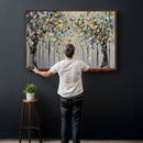 Golden Butterfly Tree Abstract Wall Art Canvas Print, Modern by MyGreatCanvas | Canvas Wall Art Prints | Photo Prints & Wall Decor