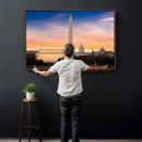 Washington DC Skyline Wall Art Canvas Print – Lincoln by MyGreatCanvas | Canvas Wall Art Prints | Photo Prints & Wall Decor