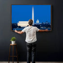 Washington DC Skyline Wall Art Canvas Print – Lincoln by MyGreatCanvas | Canvas Wall Art Prints | Photo Prints & Wall Decor