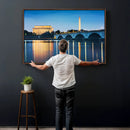 Washington DC Wall Art Canvas Print – Lincoln Memorial Night by MyGreatCanvas | Canvas Wall Art Prints | Photo Prints & Wall Decor